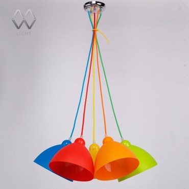 Люстра подвесная MW-Light 365014505 Улыбка 5x40W E27